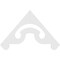 Ekena Millwork Pitch Northwest Architectural Grade PVC Gable Pediment, 72"W x 42"H x 1"P (14/12) GPP072X042X100NOR - alternate 5